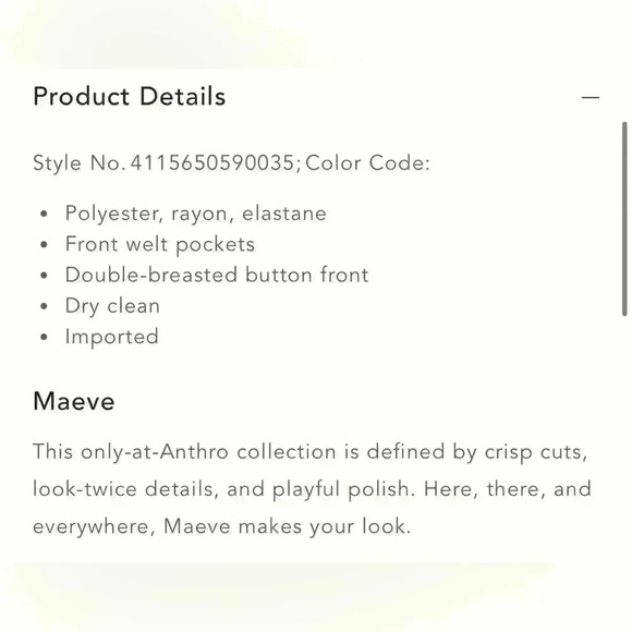 Maeve Double-Breasted Blazer - Picture 6 of 14